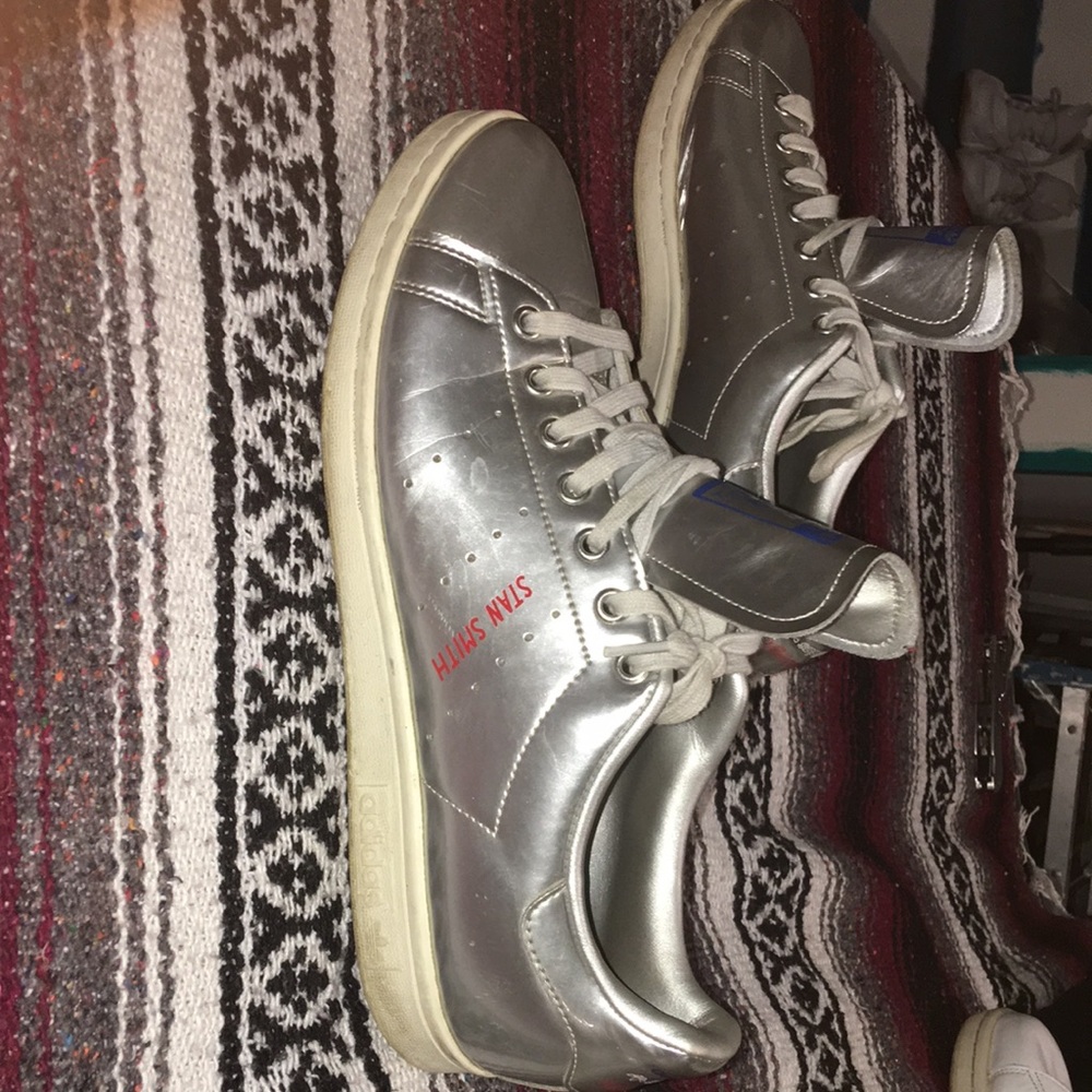 Adidas Stan Smith Metallic Silver sz 11